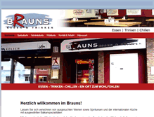 Tablet Screenshot of brauns-koeln.de